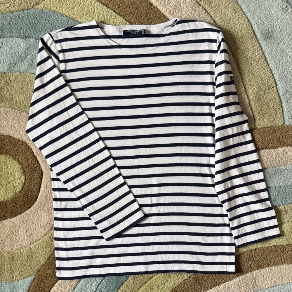 Saint James L’Atelier - Breton Stripe long-sleeve shirt
Youth size 16